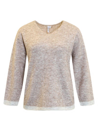 Genser Beige Melange Ciso