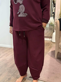 Bukse Selma Bordeaux