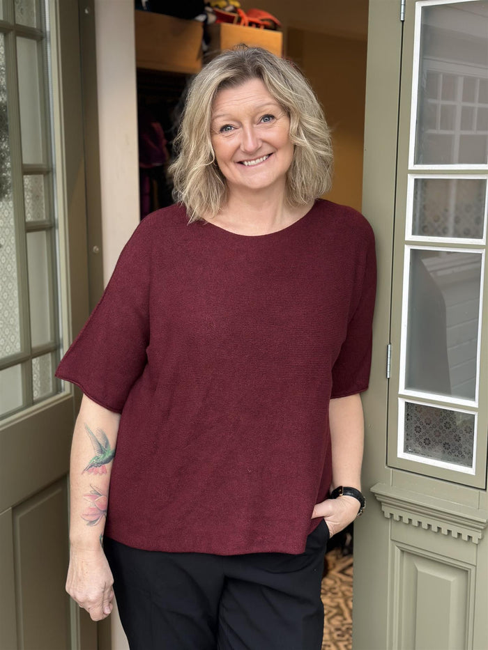 MdcSia Knit, Wine