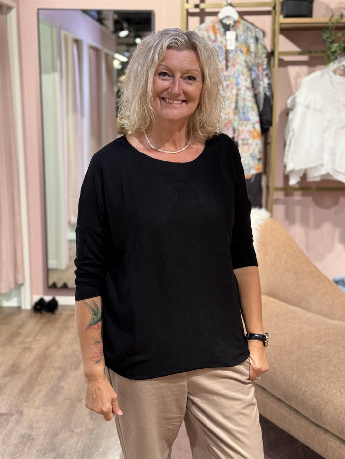 Bluse Peace Solid Black