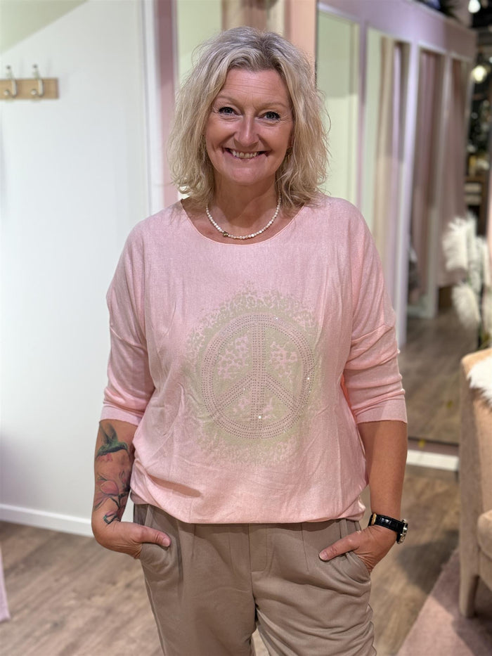 Bluse Peace Pink
