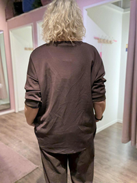 Genser Snoopy Diamond Chocolate