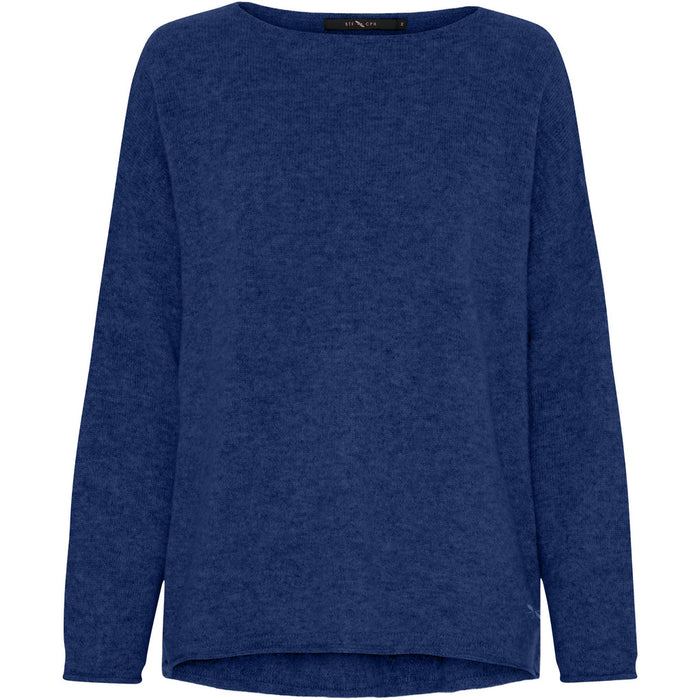 Genser 100% Cashmere, Dark Blue Melange