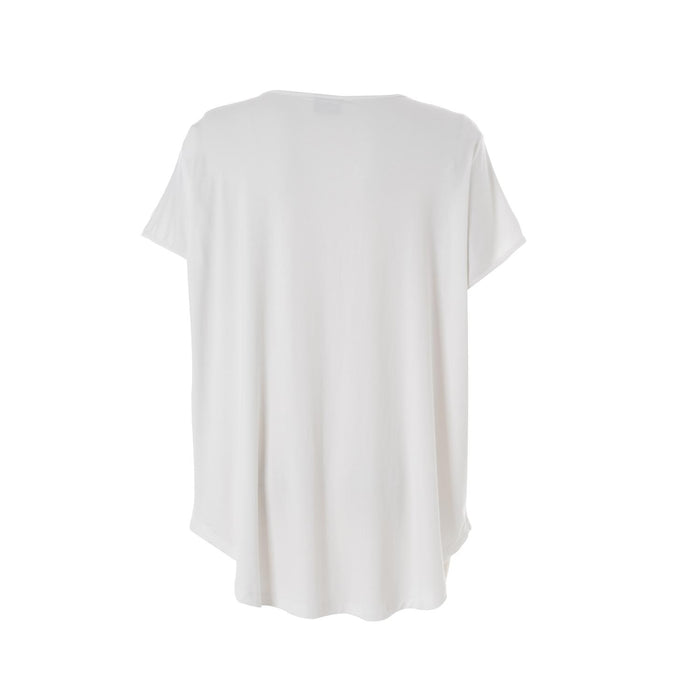 Gitte T-shirt White Coral
