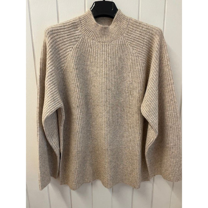 Genser Sia Rib Uni Sand