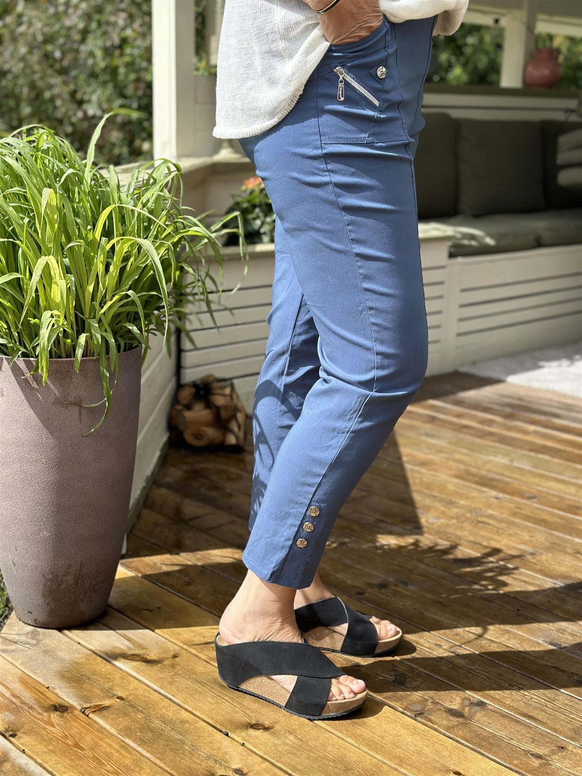 Bukse Cherry Berry Sommer Indigo