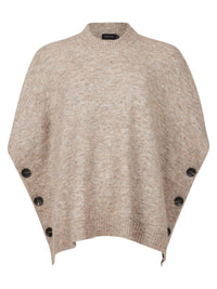 Poncho Sand Melange