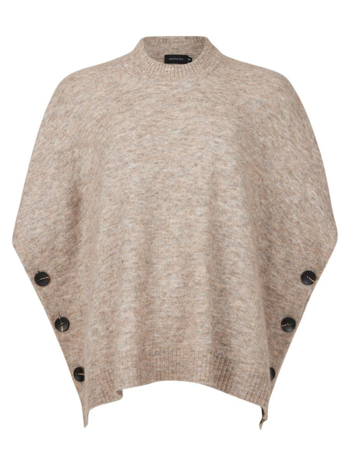 Poncho Sand Melange