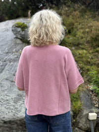Genser Mona Rund hals Rosa