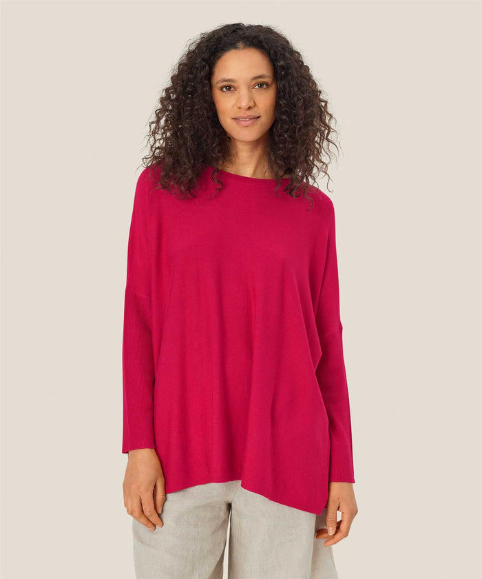 Fanasi Genser Viskose Persion Red