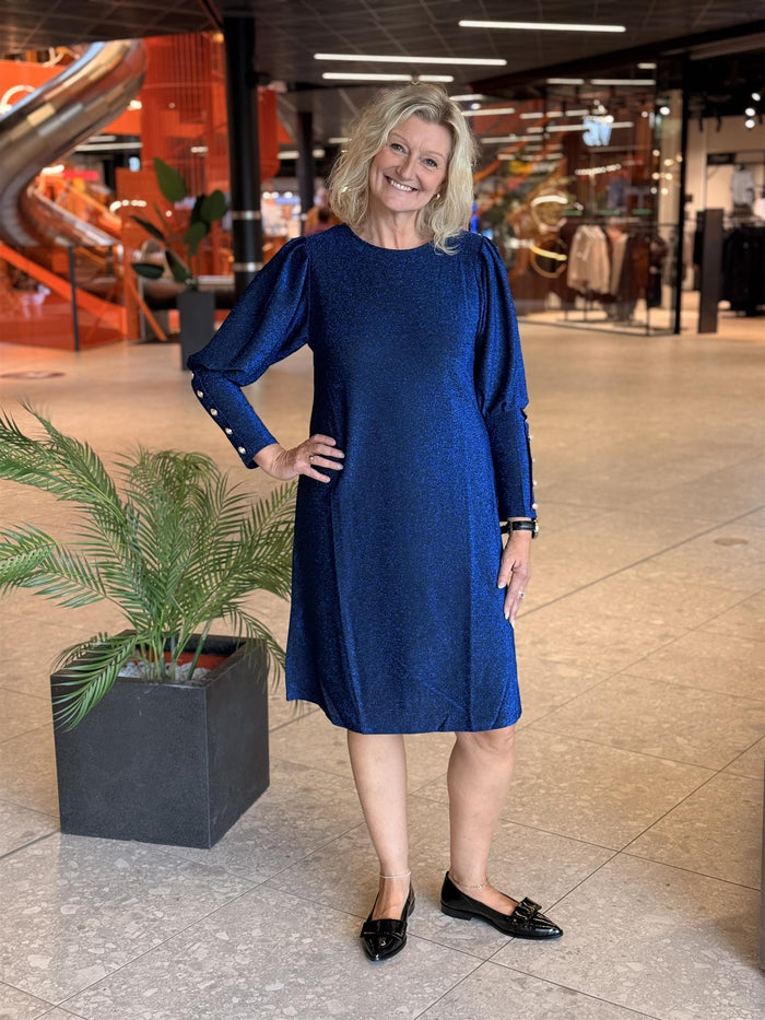 Kjole Tea Lux Navy (Glitter)