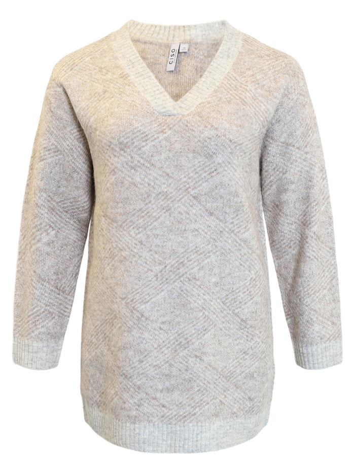 Genser Knit Light Grey