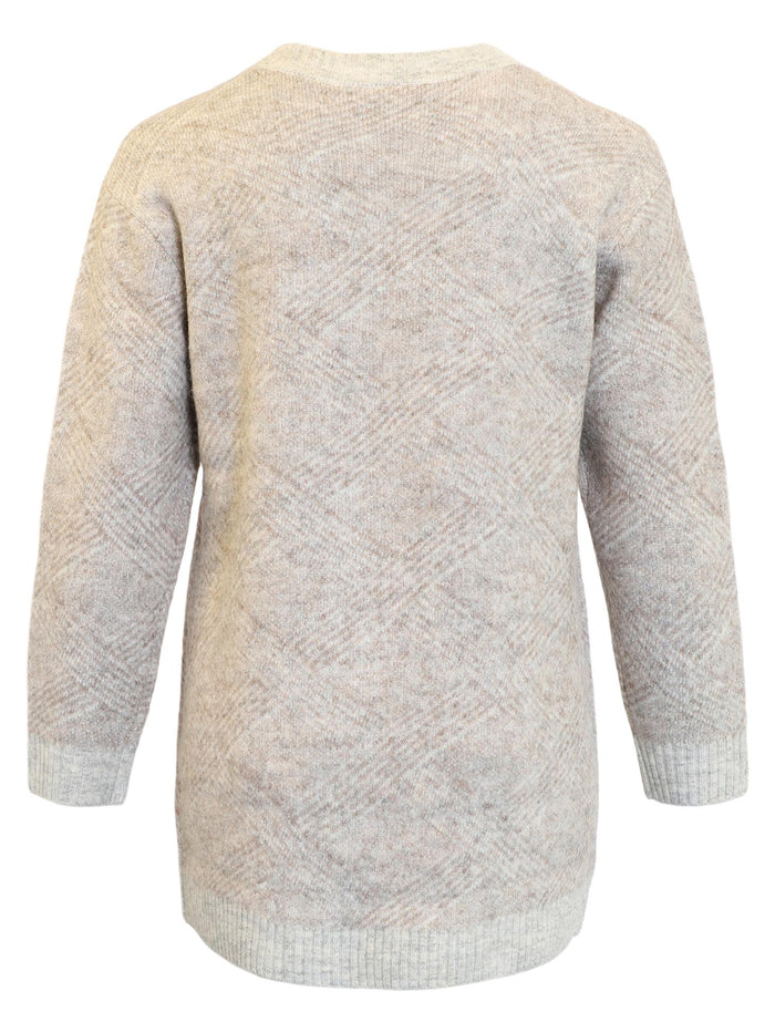 Genser Knit Light Grey
