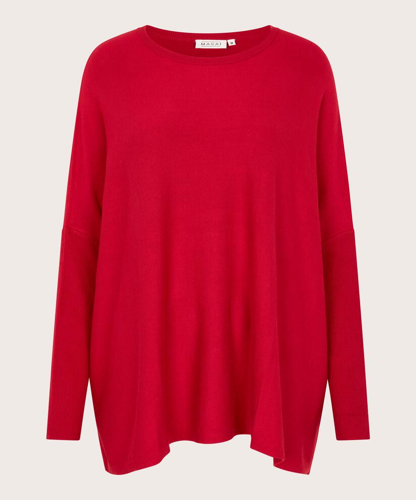 Fanasi Genser Viskose Scarlet Sage