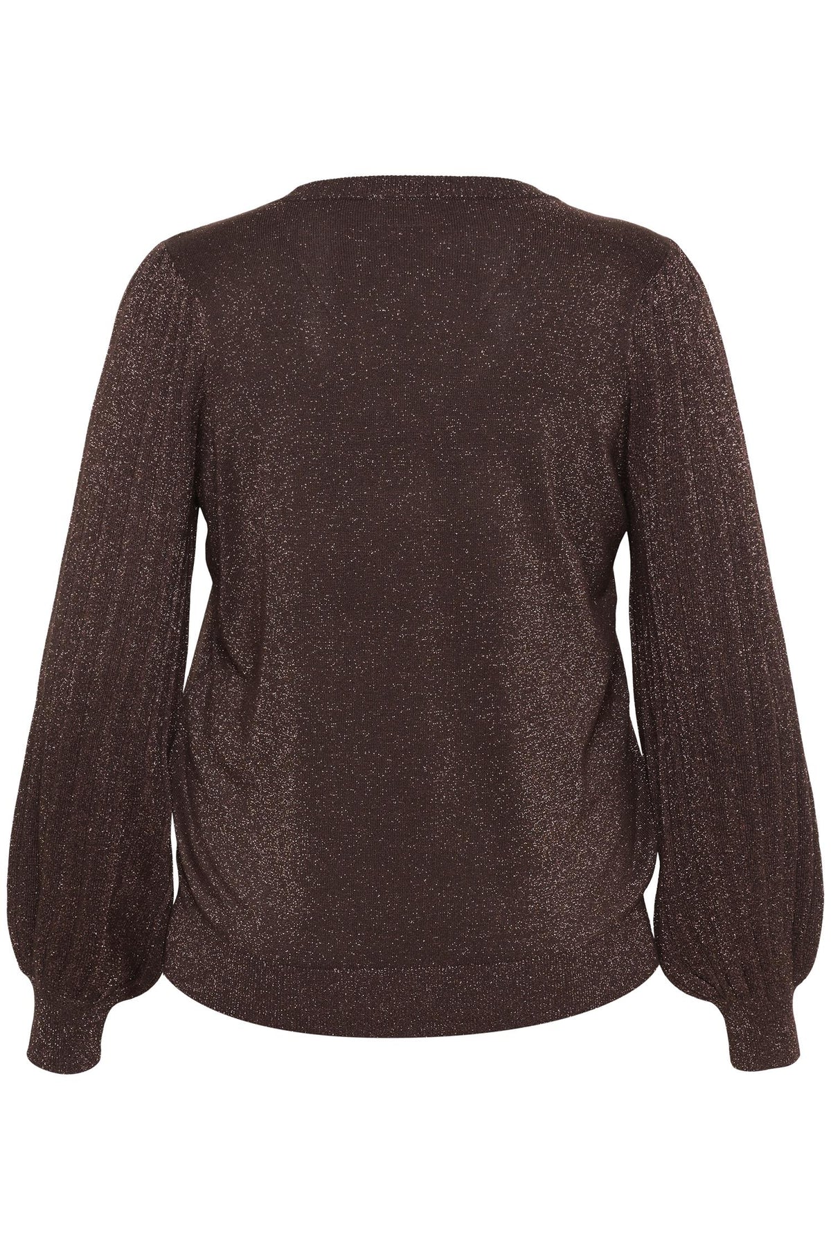 KCregitta Pleat Knit Pullover Black Coffee