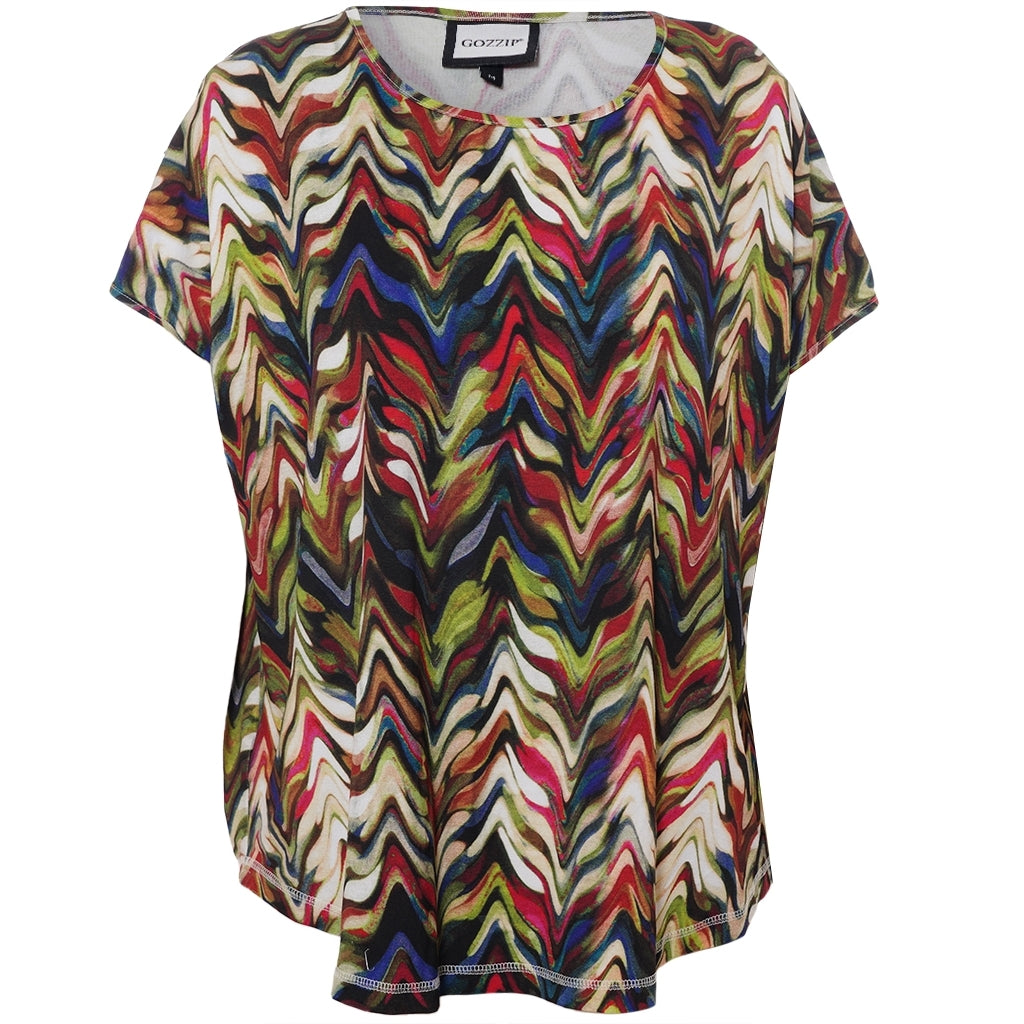 Gitte T-shirt Print ZicZac