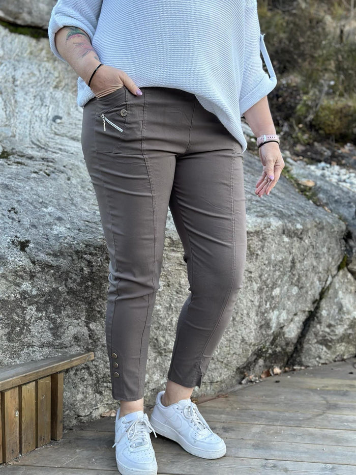 Bukse Cherry Berry Sommer Taupe