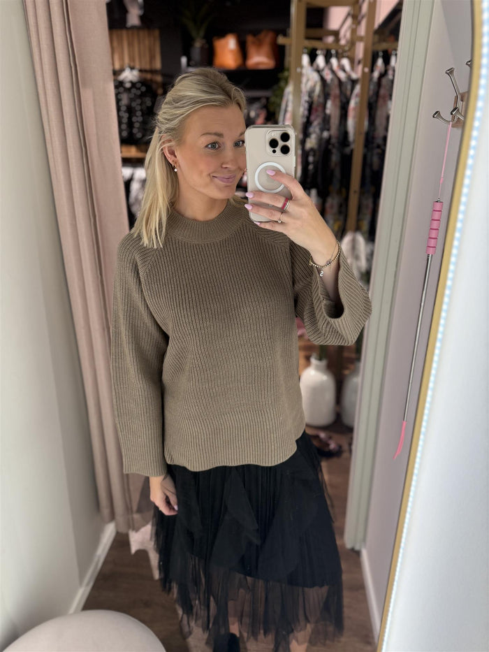 Genser Sia Rib Uni Earth