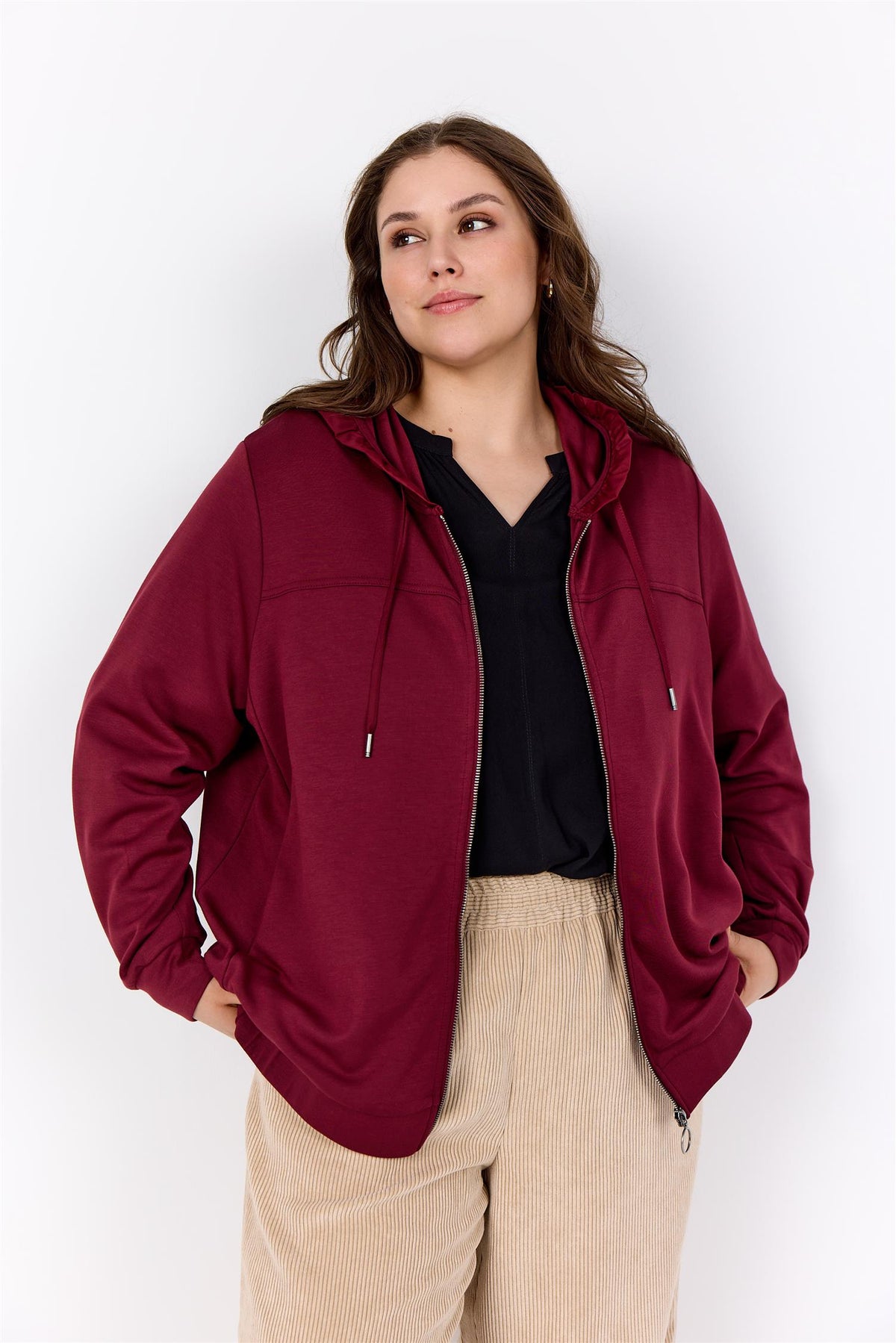 WA-Sabina Hettejakke 60 Bordeaux