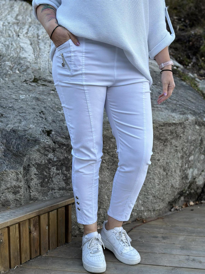 Bukse Cherry Berry Sommer Hvit