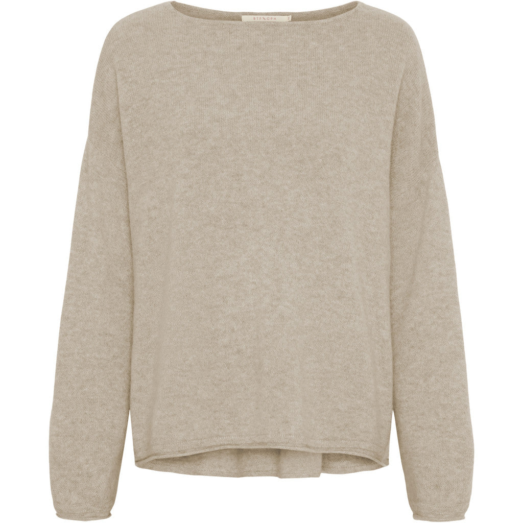 Genser 100% Cashmere, Beige Melange