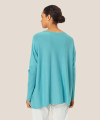 Fanasi Genser Viskose Aqua