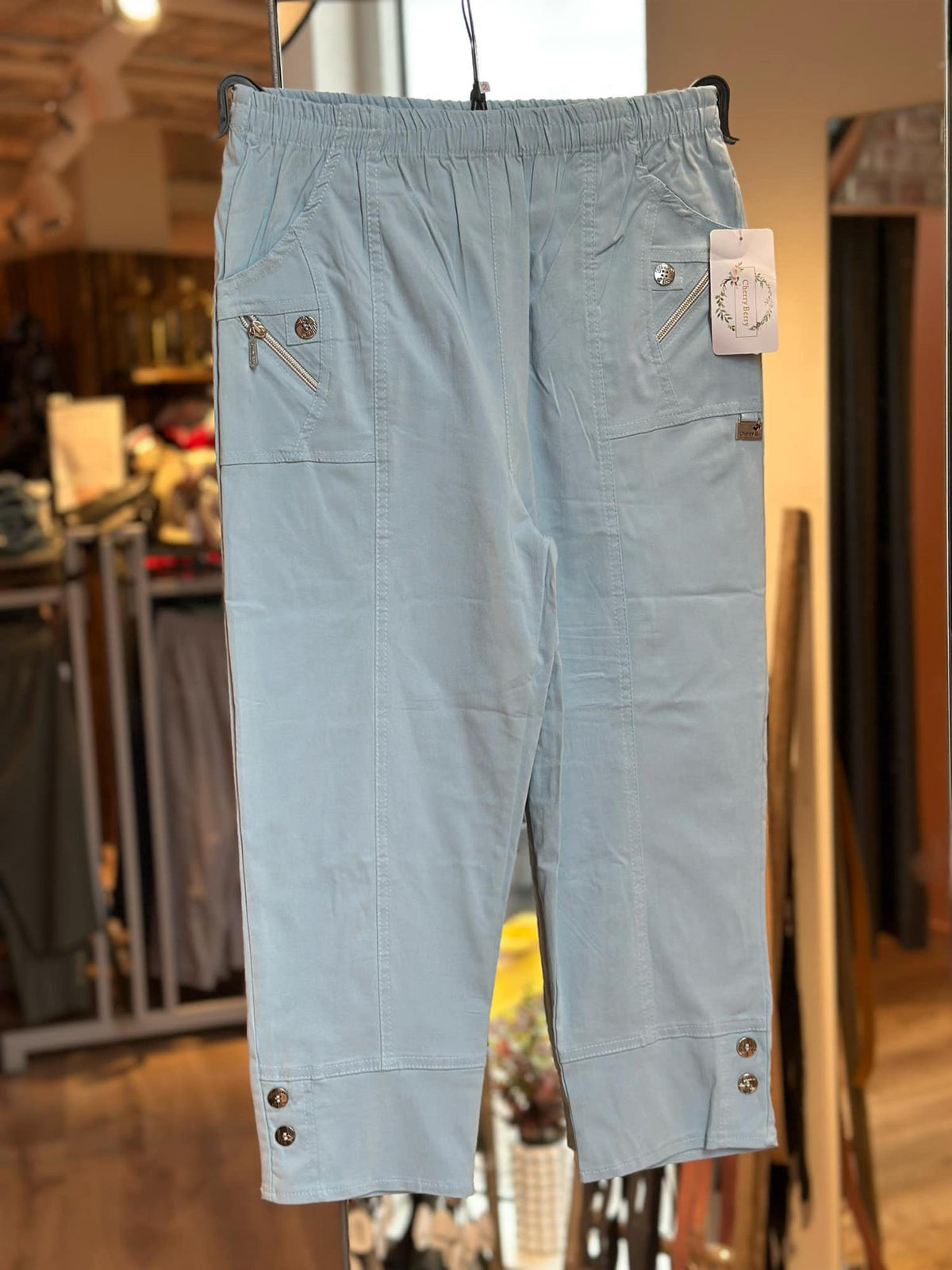 Capri Cherry Berry Sky Blue