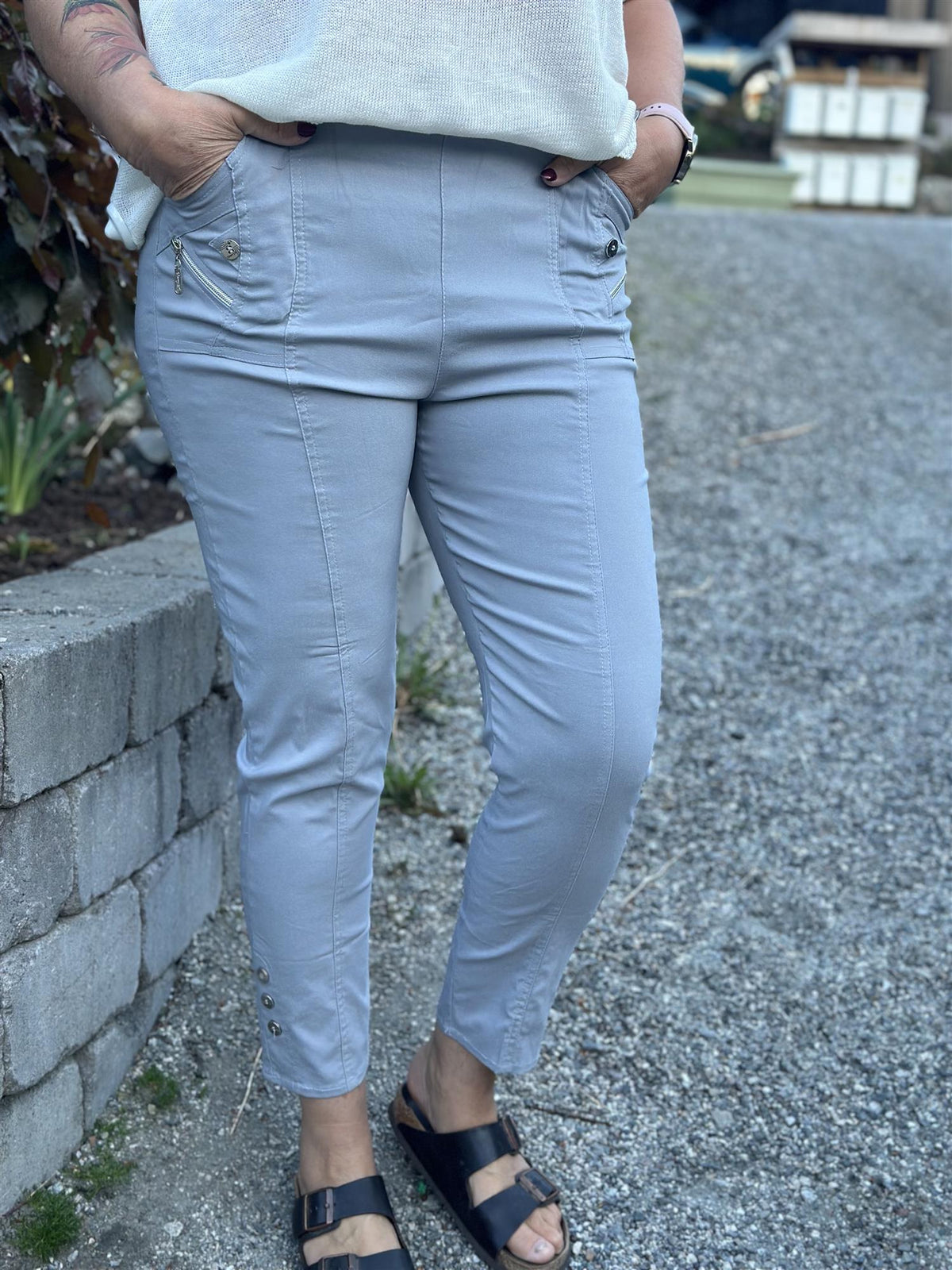 Bukse Cherry Berry Sommer Grå