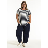 Gitte T-shirt Stripe Navy