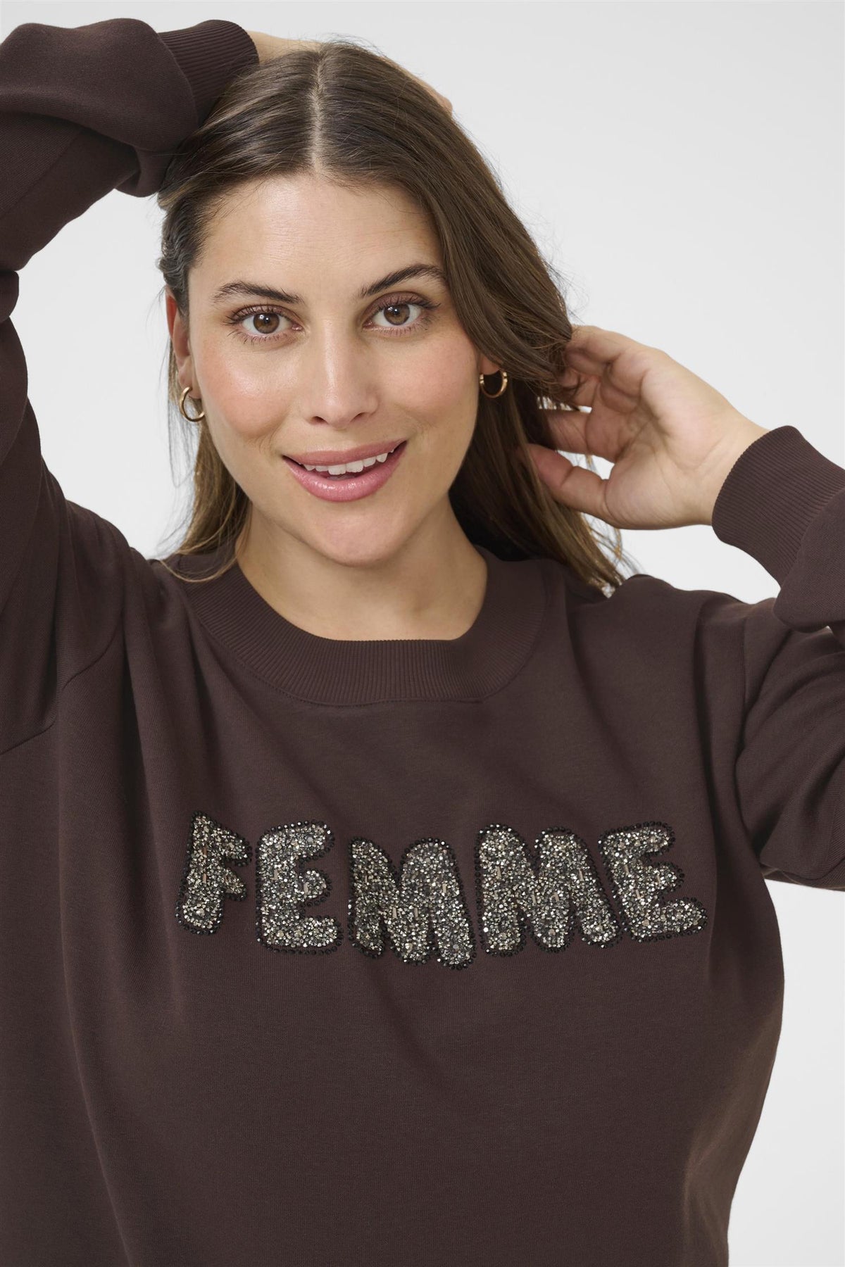 KCelise Sweatshirt Black Coffee