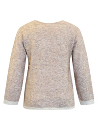Genser Beige Melange Ciso