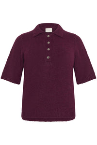 KCemilia Polo Pullover Windsor Wine