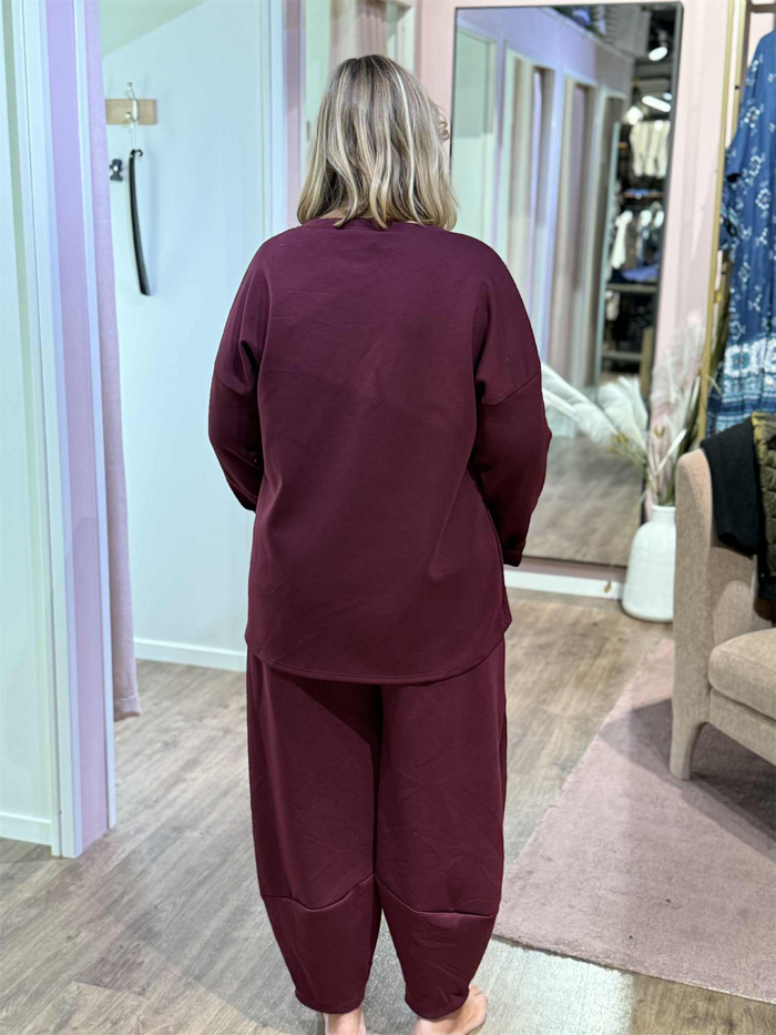 Bukse Selma Bordeaux