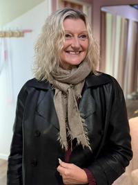 Nohr Triangle Kasjmir Skjerf Mørk Beige