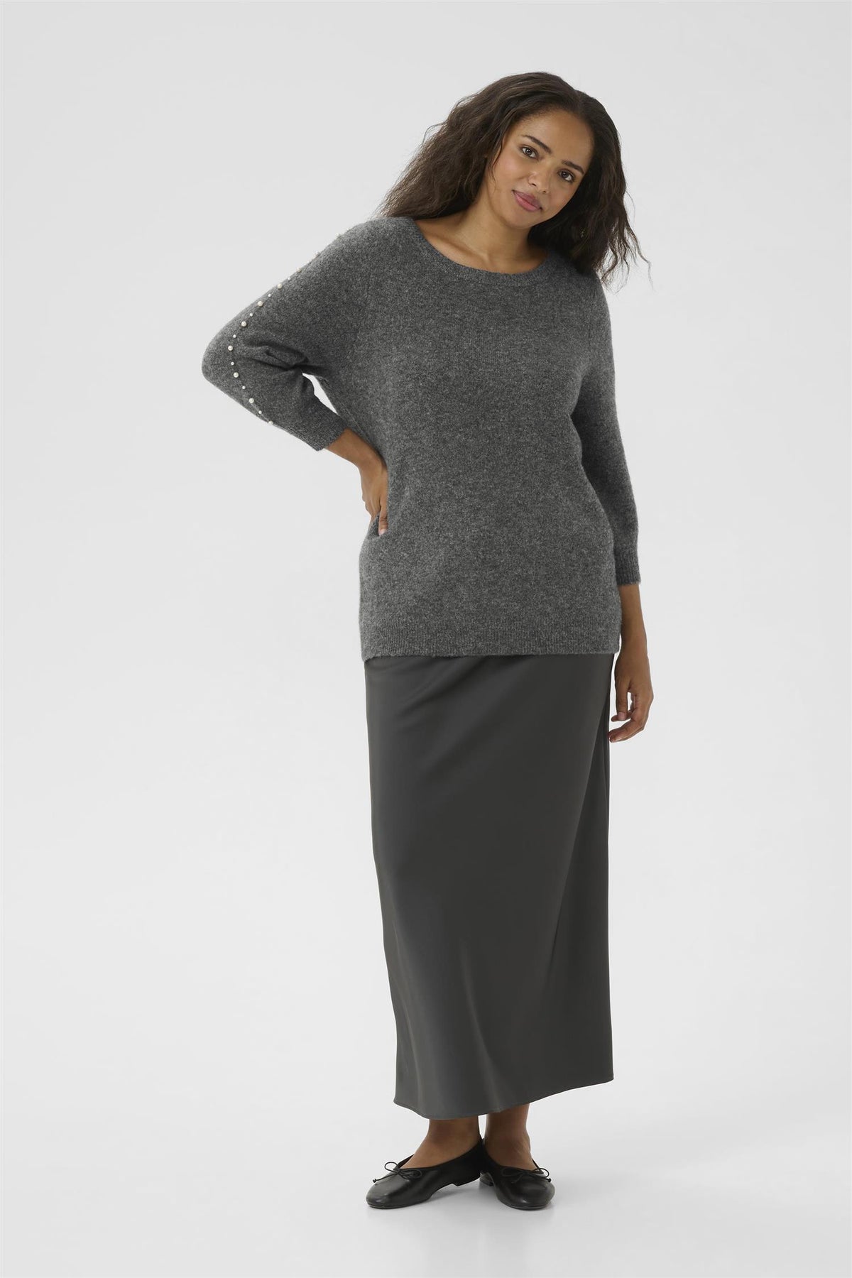 KCletty Pullover Grey Mel