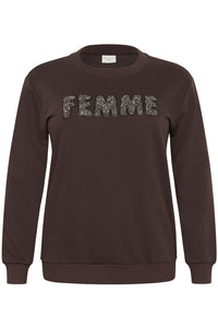 KCelise Sweatshirt Black Coffee