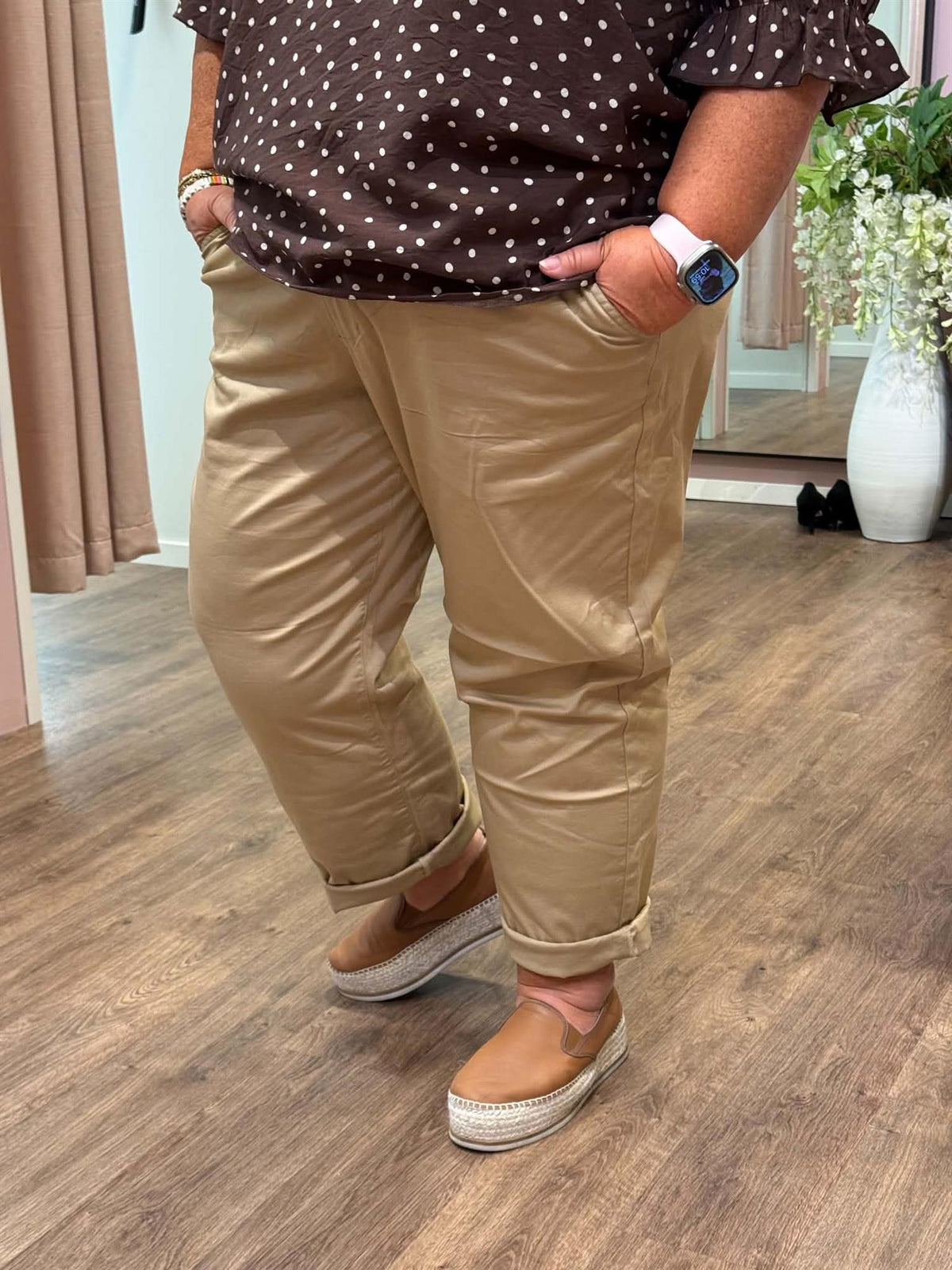 CRLorraine Track Pant - Travertine