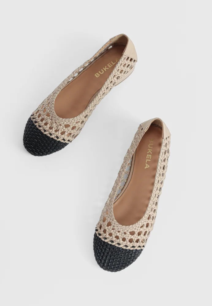 Ballerina Ava Beige Combi
