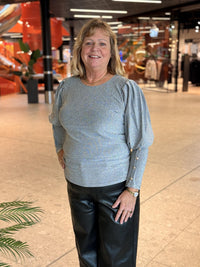 Bluse Tea Lurex Silver