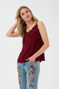 CRAnna Top Chocolate Plum