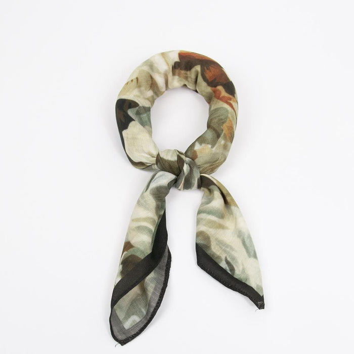 Skjerf Lite Blomst Grønn