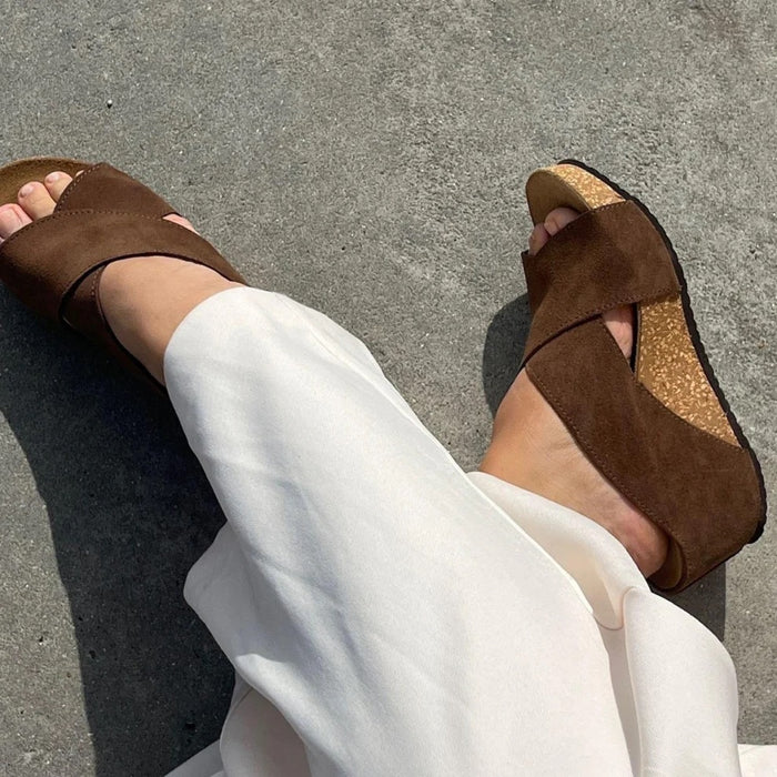 Frances Sandal Marrone