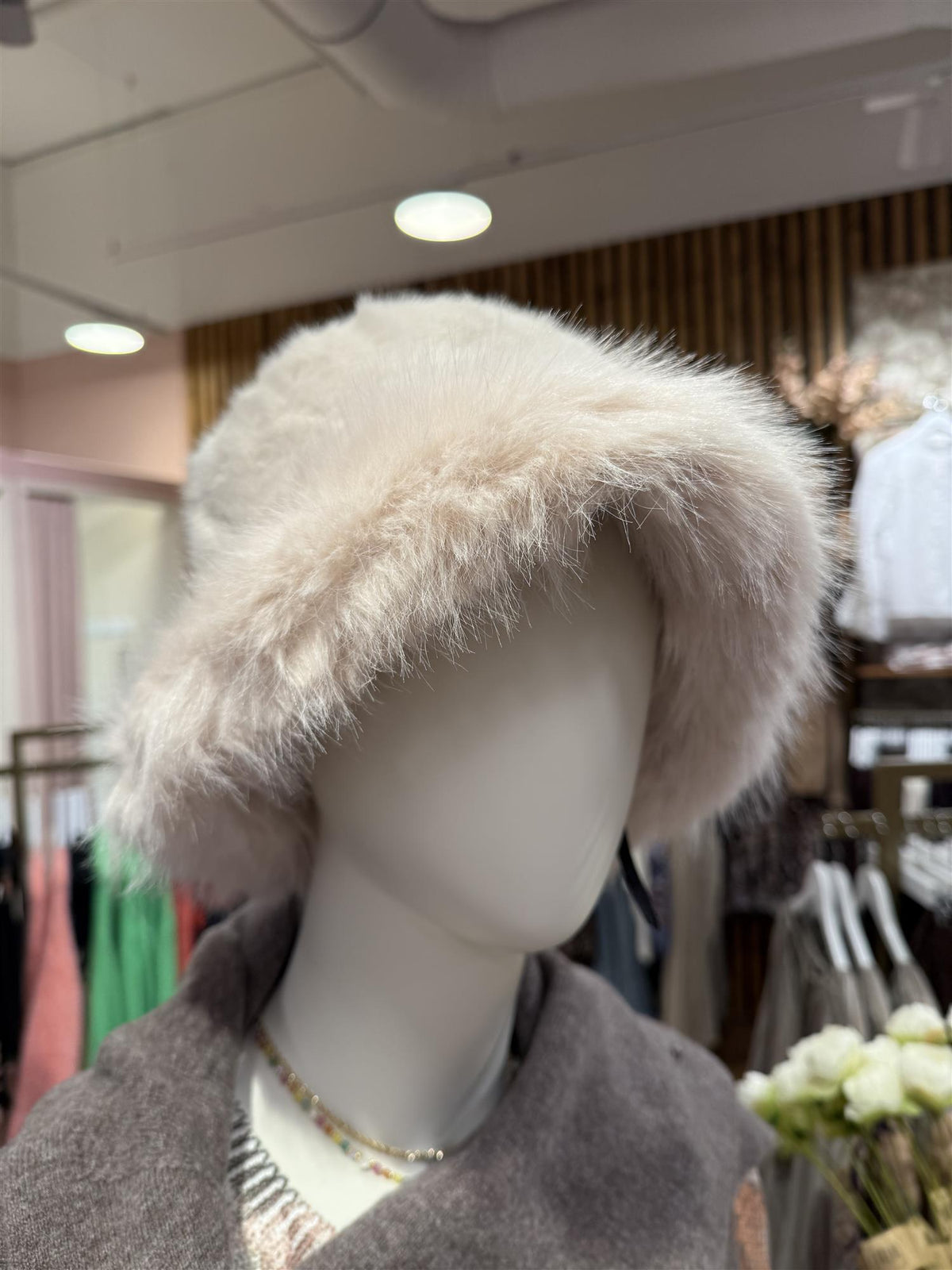 Fur Hood - Offwhite