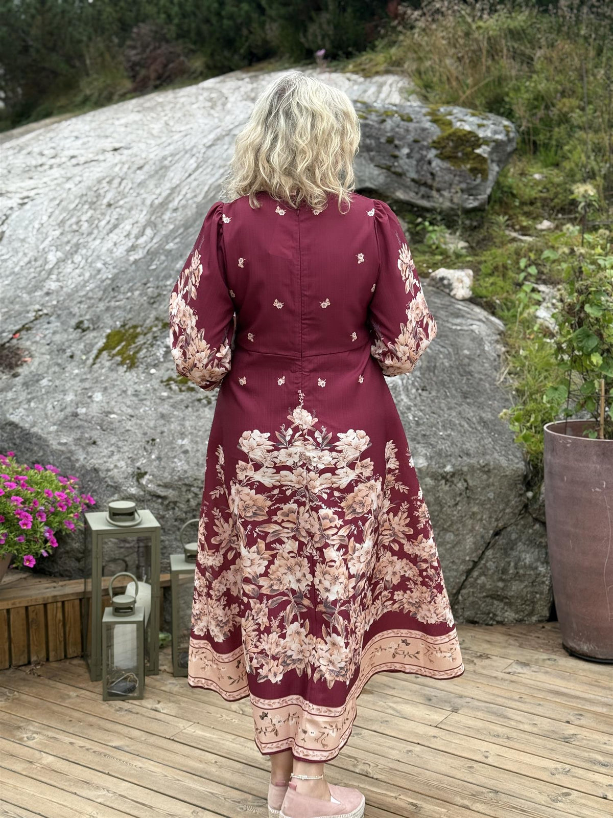 Kjole Isabell Bordeaux