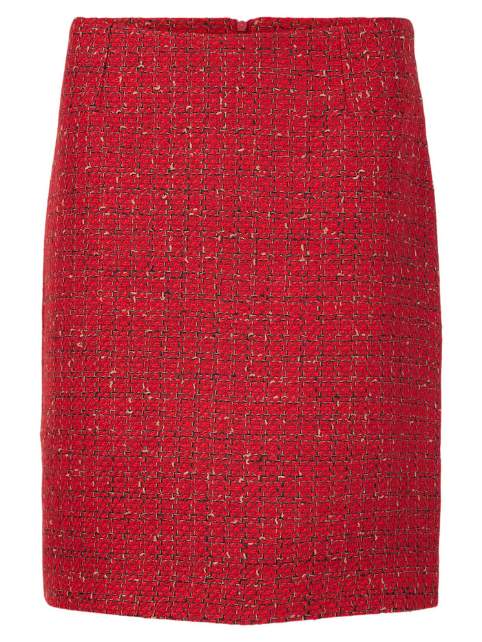 Skirt Tweed Red