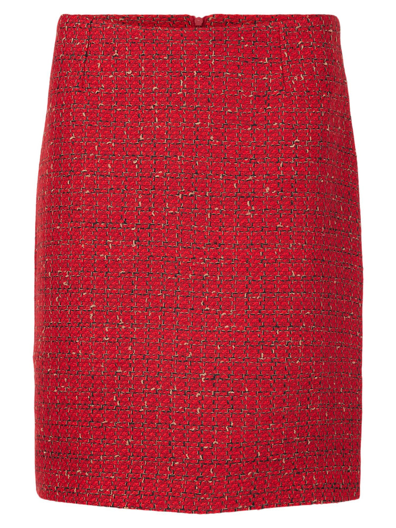 Skirt Tweed Red