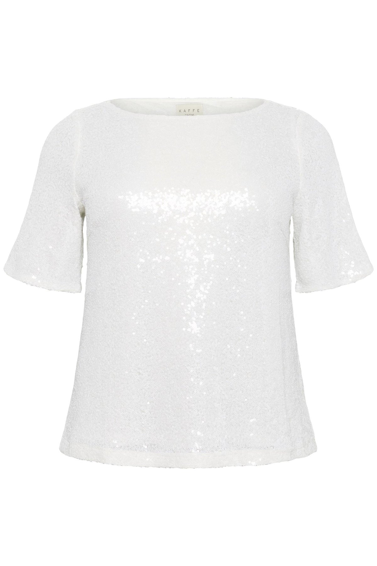 KCmirana Sequin Blouse Chalk