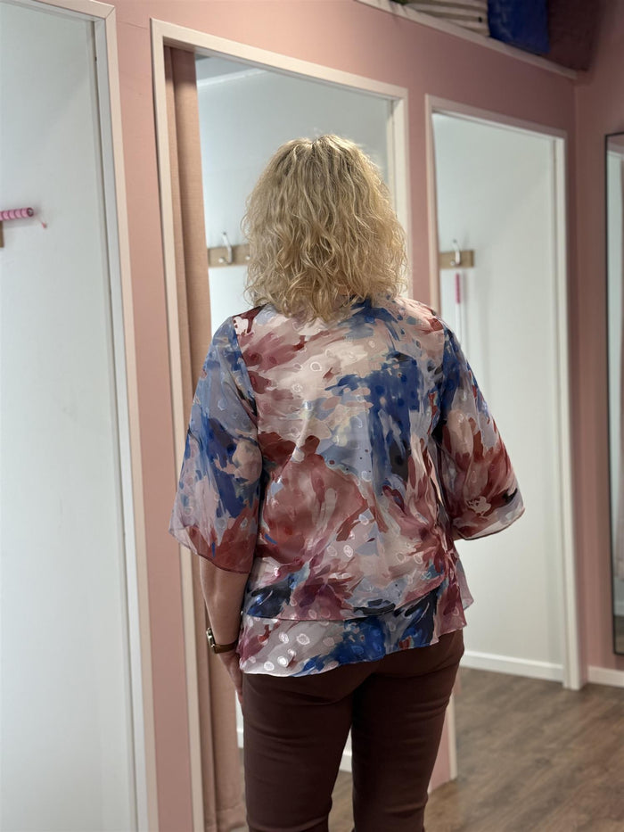 Bluse Selskap Molly Jo Medium blå