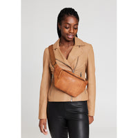Bumbag Skinn Dark Cognac