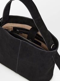 Suede Fraya Small Bag Black